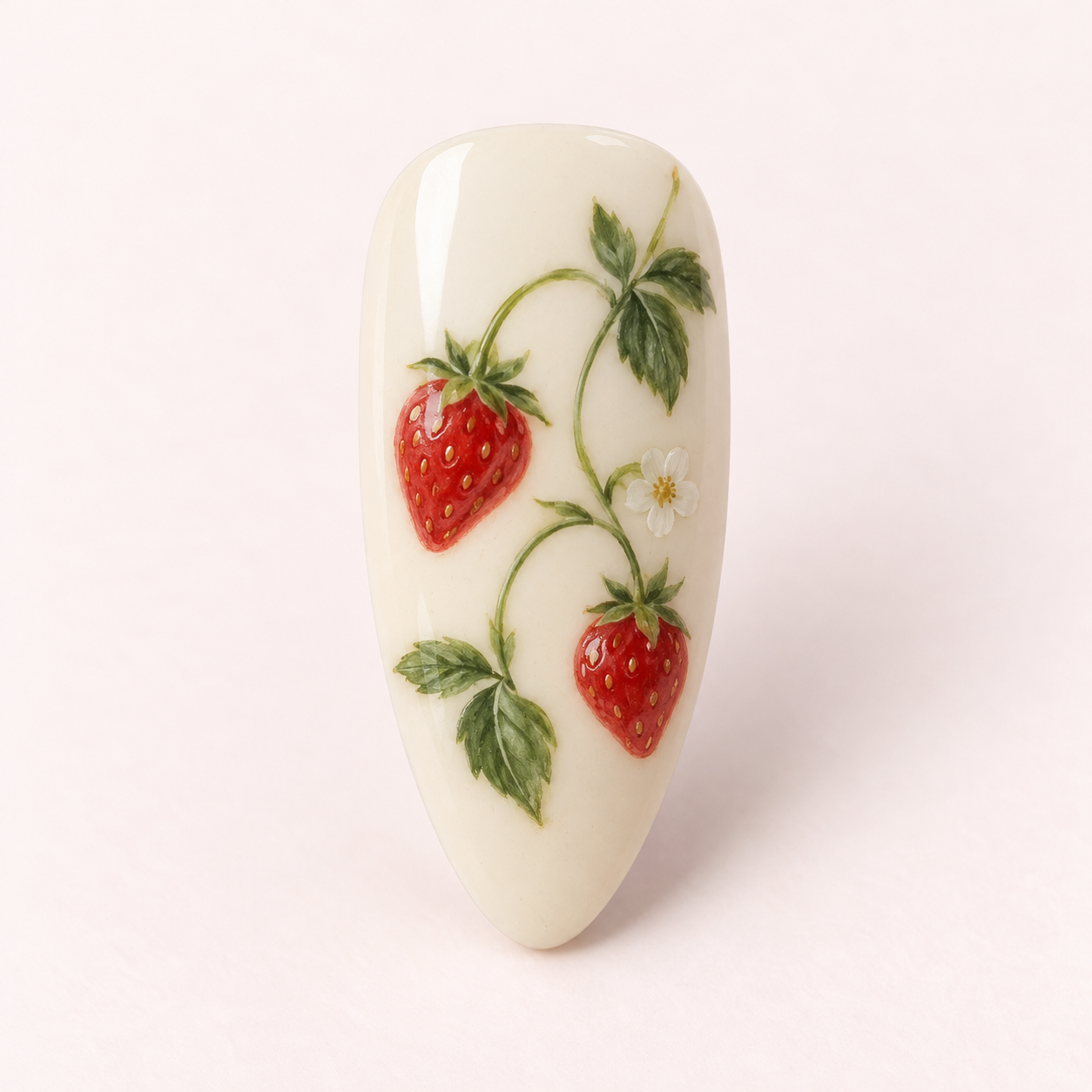 One Strawberry Picnic concept nail